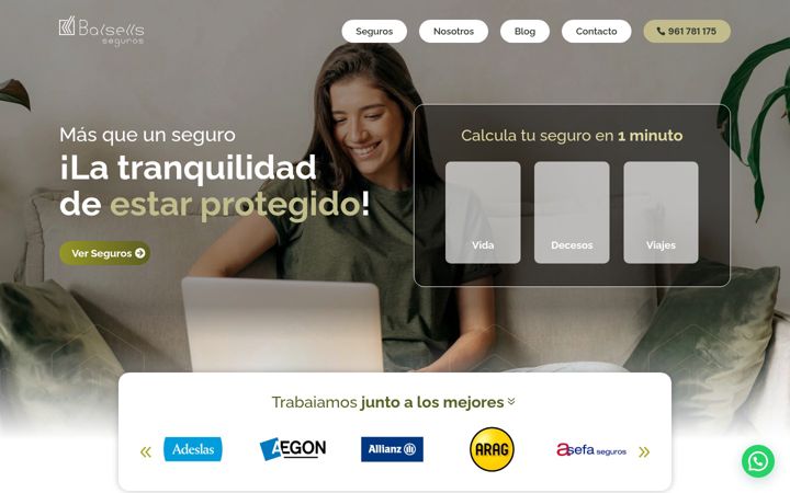 Screenshot of balsellsseguros.es