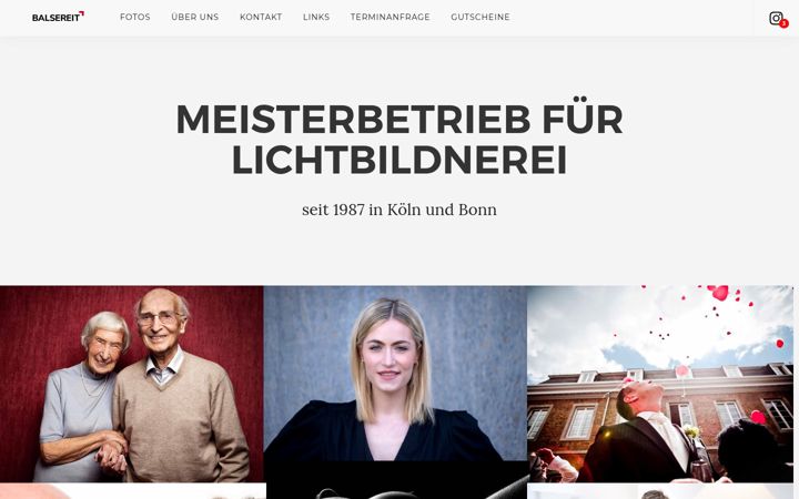 Screenshot of balsereit.de