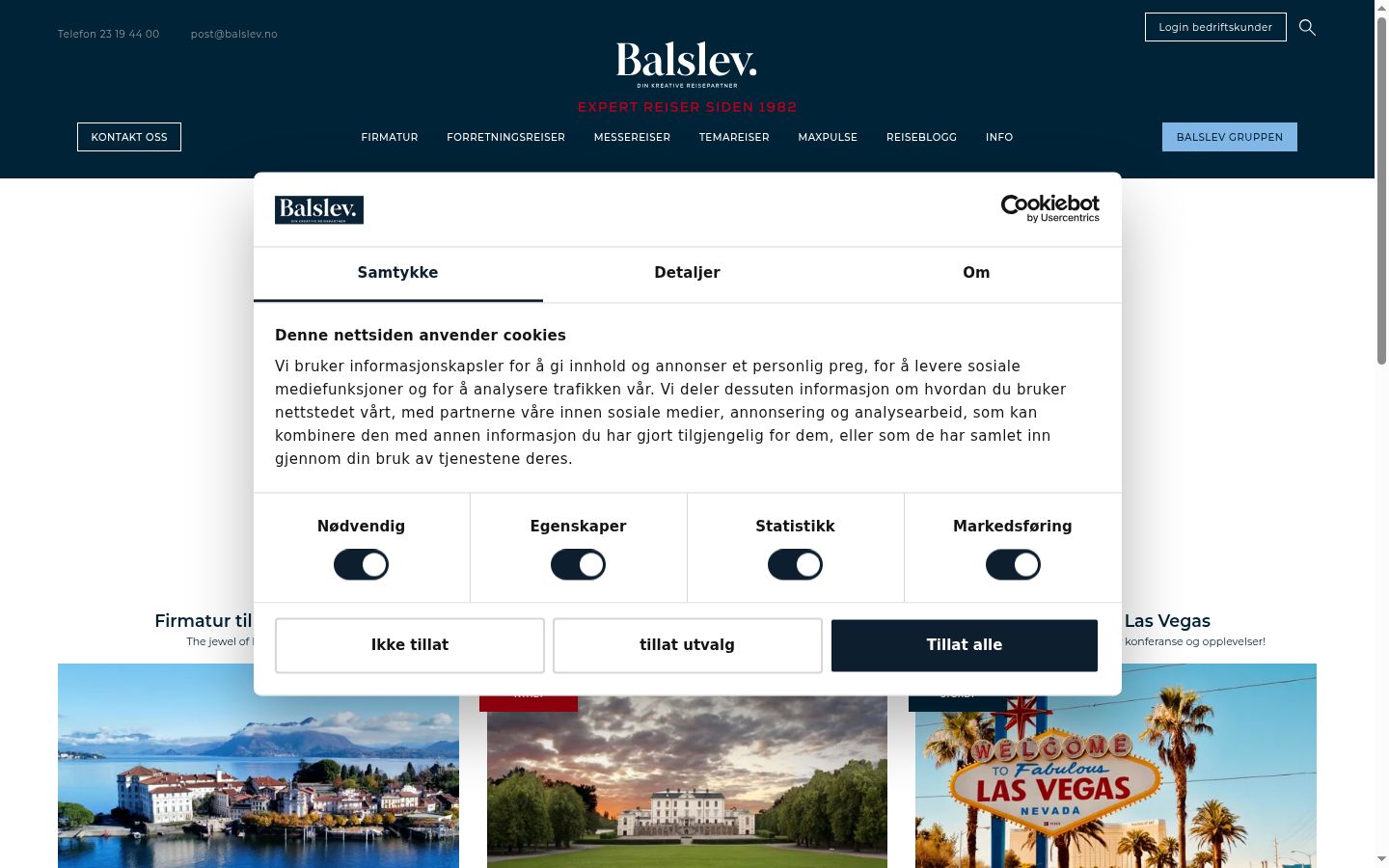 Screenshot tal-banner tal-kunsens muri qabel kwalunkwe interazzjoni