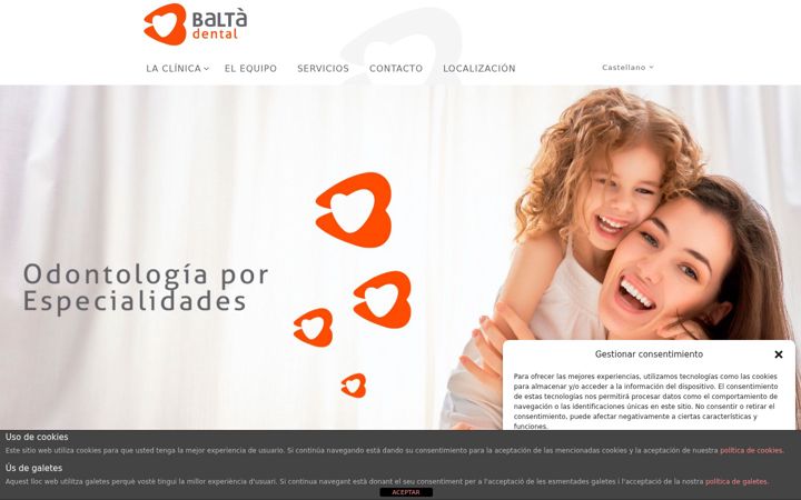 Screenshot of baltadental.com