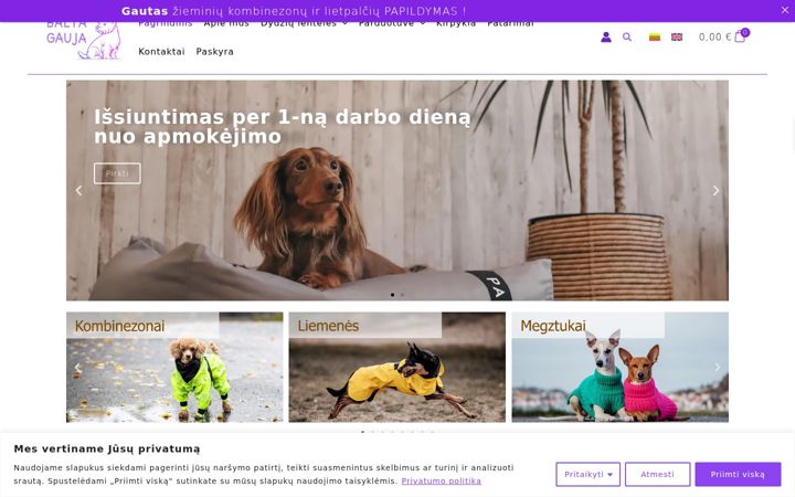 Captura de ecrã de baltagauja.eu