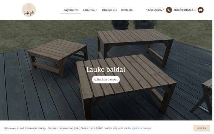 Screenshot of baltagile.lt
