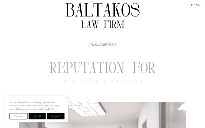Screenshot of baltakoslaw.com