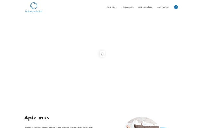 Screenshot of baltasburbulas.lt