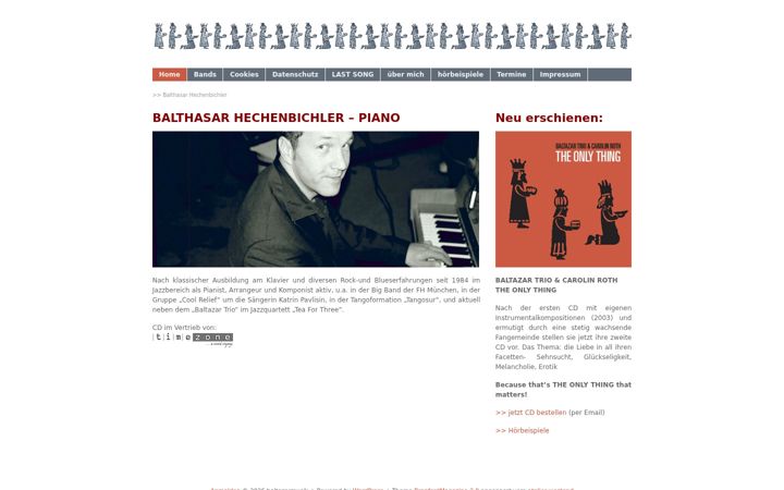 Screenshot of baltazarmusik.de