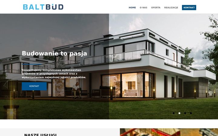 Ekraanipilt saidist baltbud.pl