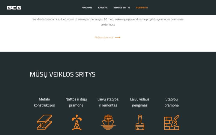 Screenshot of baltcontract.eu