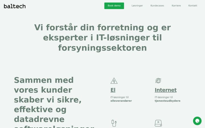 Screenshot of baltech.dk