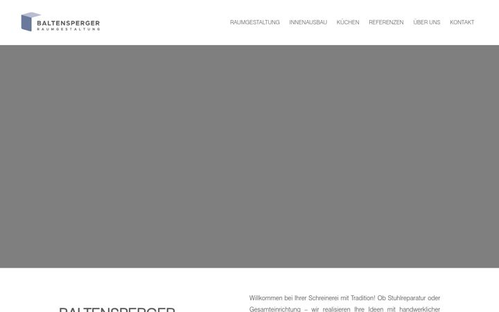 Screenshot of baltensperger-ag.ch