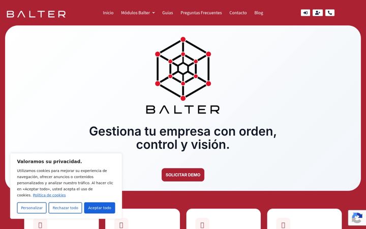 Screenshot of balter.es