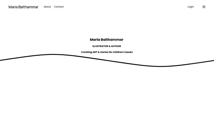 Screenshot of balthammar.se