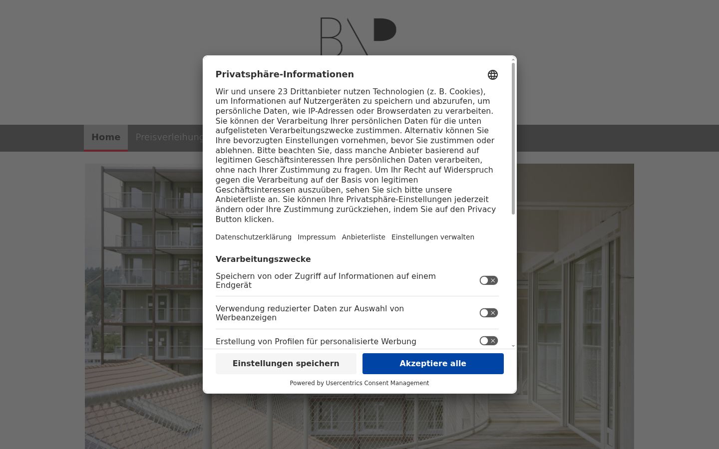 Sutikimo reklamjuostės, rodytos prieš bet kokią sąveiką, ekrano kopija