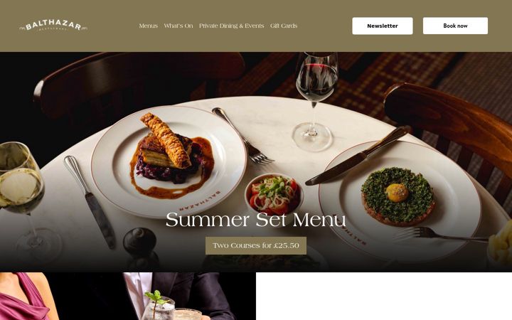 Screenshot of balthazarlondon.com