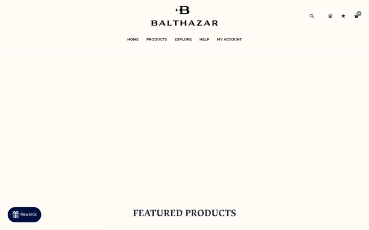 Screenshot of balthazarshoes.com