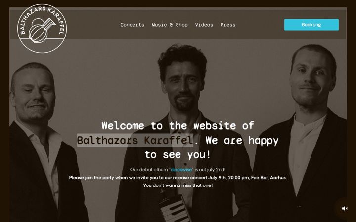 Screenshot van balthazarskaraffel.dk