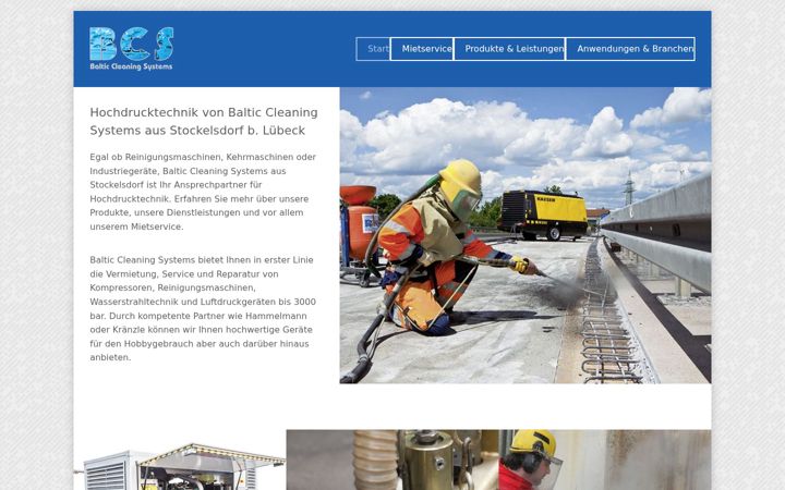Captură de ecran a baltic-cleaning.de