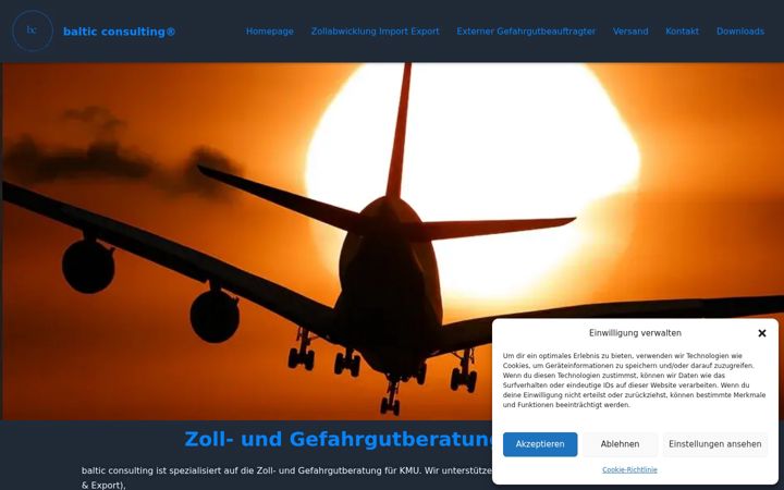 Screenshot of baltic-consulting.net