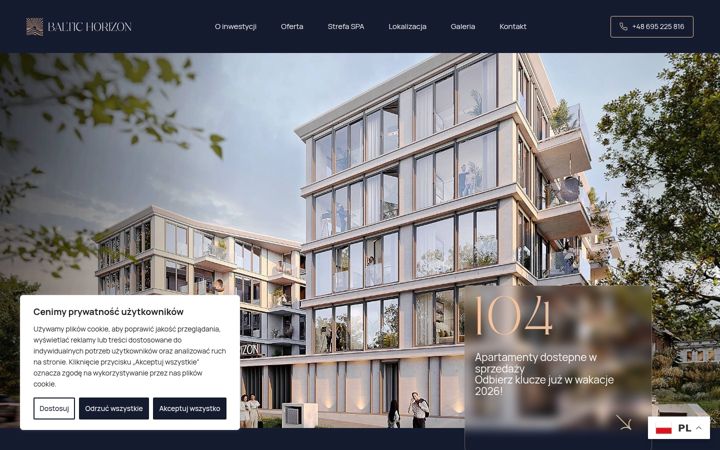 Screenshot of baltic-horizon.com.pl