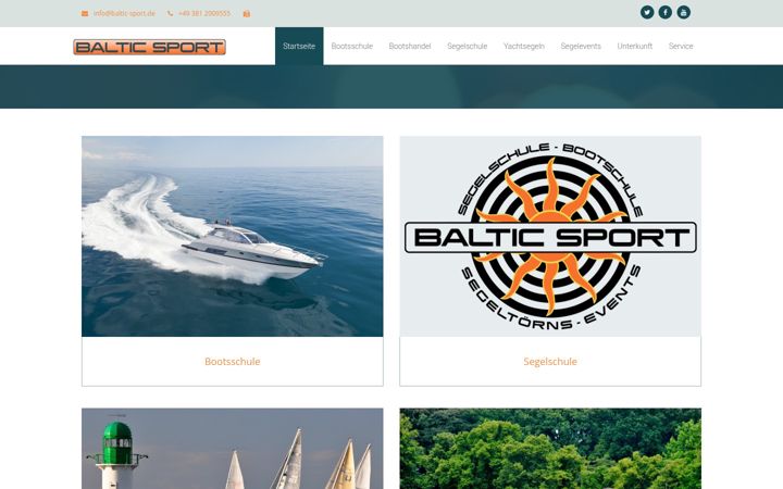 Screenshot of baltic-sport.de