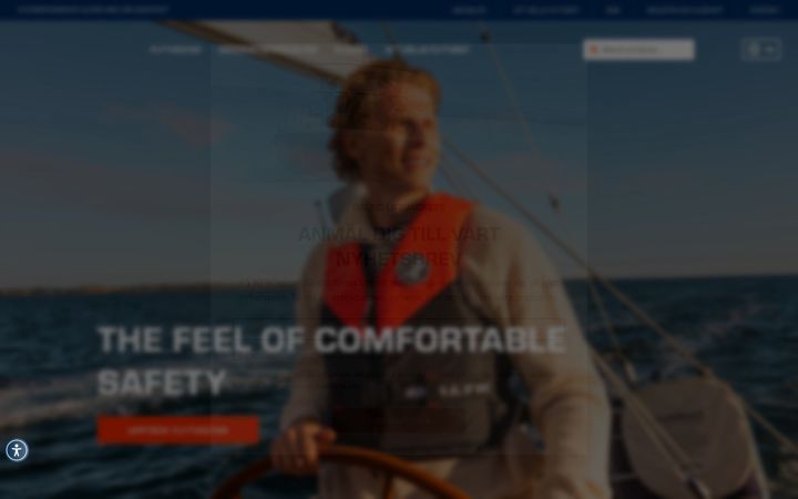Screenshot of baltic.se