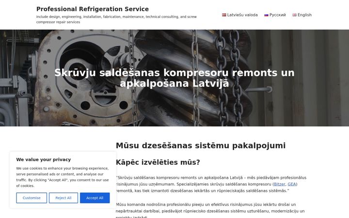 Screenshot of balticadviser.lv