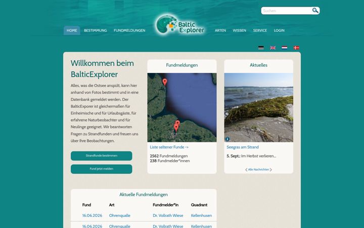 Screenshot of balticexplorer.org