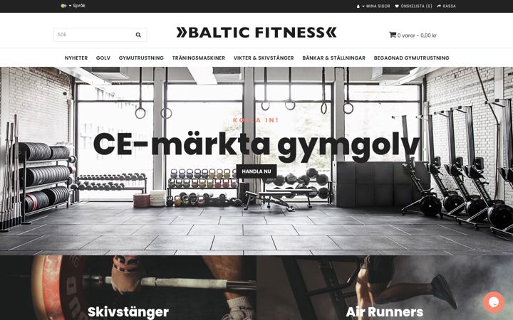 Ekrano kopija balticfitness.se