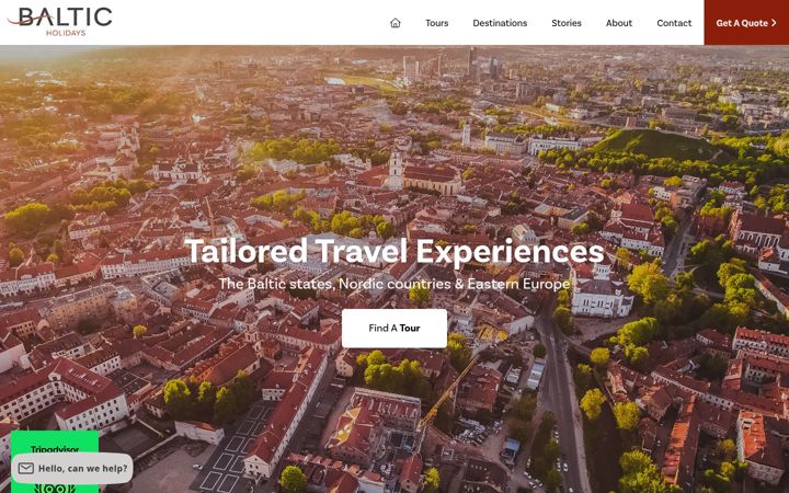 Screenshot of balticholidays.com