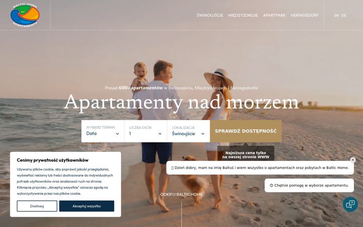 Screenshot of baltichome.de