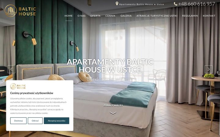 Screenshot of baltichouseustka.pl