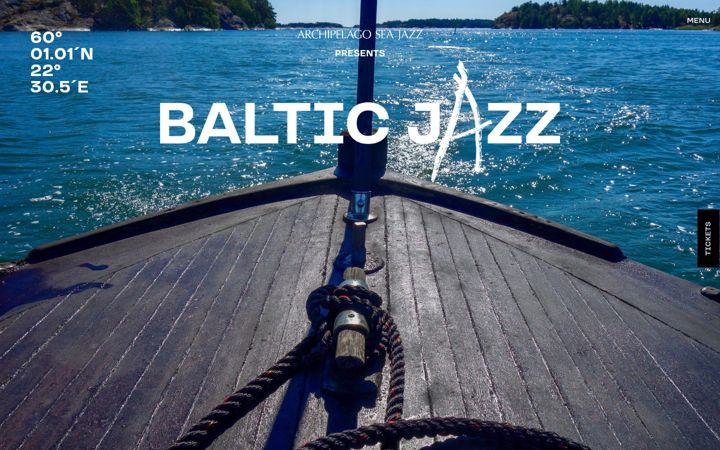 Screenshot di balticjazz.fi