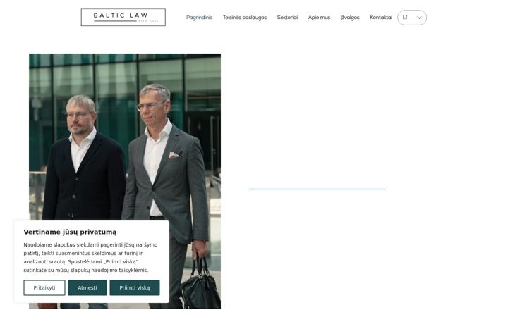 Screenshot of balticlaw.lt