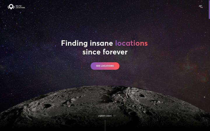 Zrzut ekranu balticlocations.lt