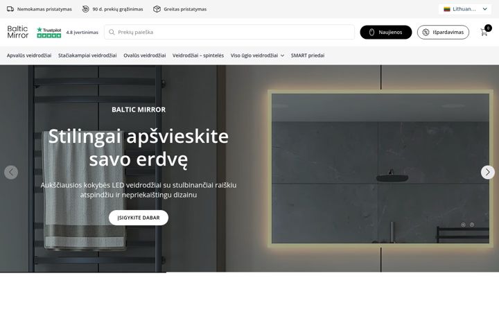 Screenshot of balticmirror.com