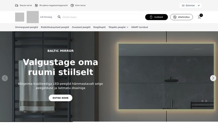 Screenshot of balticmirror.ee