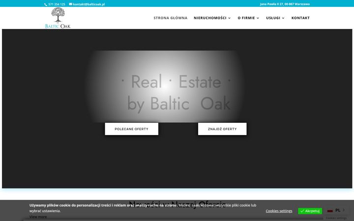 Screenshot di balticoak.pl
