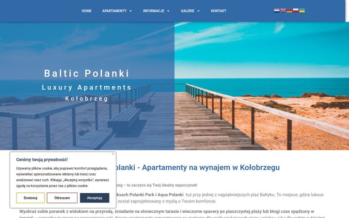 Screenshot of balticpolanki.eu
