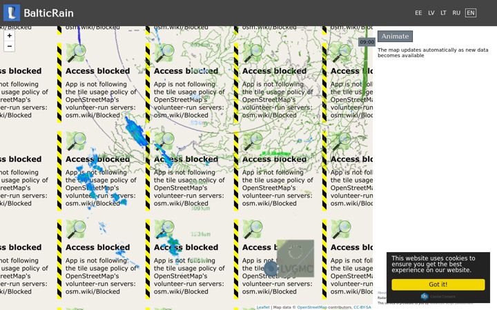 Screenshot of balticra.in