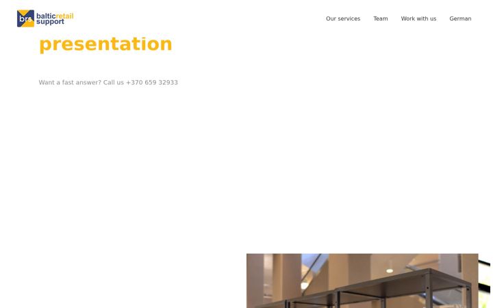 Screenshot of balticretailsupport.com