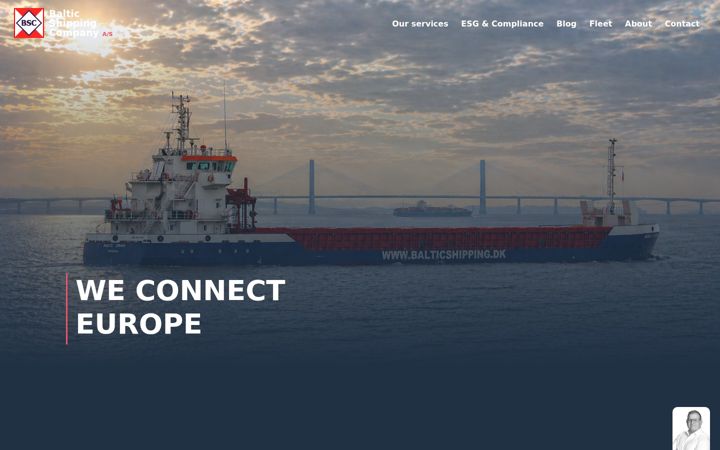 Screenshot of balticshipping.dk