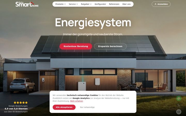Screenshot of balticsmarthome.de