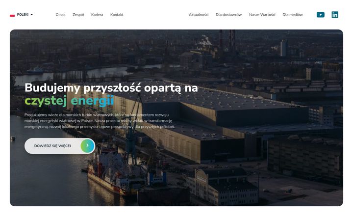 Screenshot von baltictowers.pl