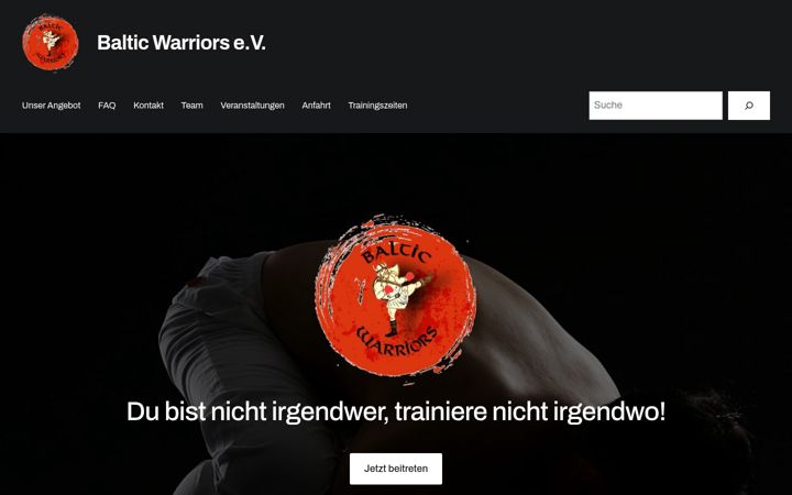Screenshot of balticwarriors.de