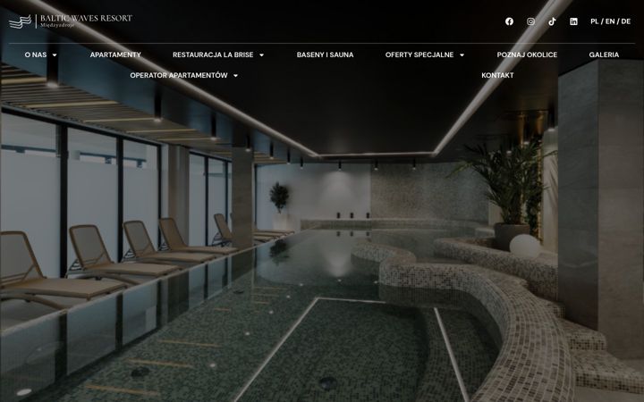 Screenshot of balticwavesresort.pl