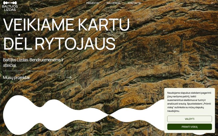 Ekraanipilt saidist baltijoslizdas.lt