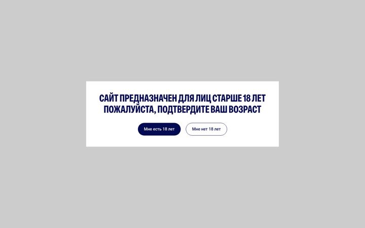 Screenshot of baltika.ru