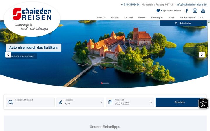 Screenshot of baltikum24.de