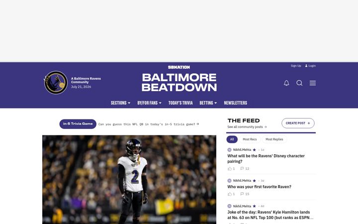 Screenshot of baltimorebeatdown.com