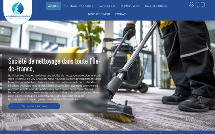 Screenshot of baltinettoyageindustriel.fr