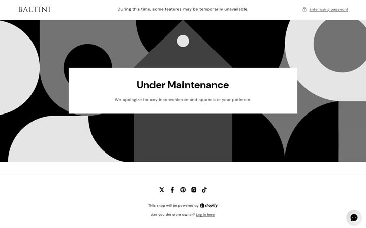 Screenshot of baltini.com